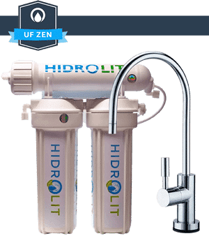 Sistema purificador de agua HIDROLIT UF ZEN Anti bacterias, anti arsénico, anti metales pesados