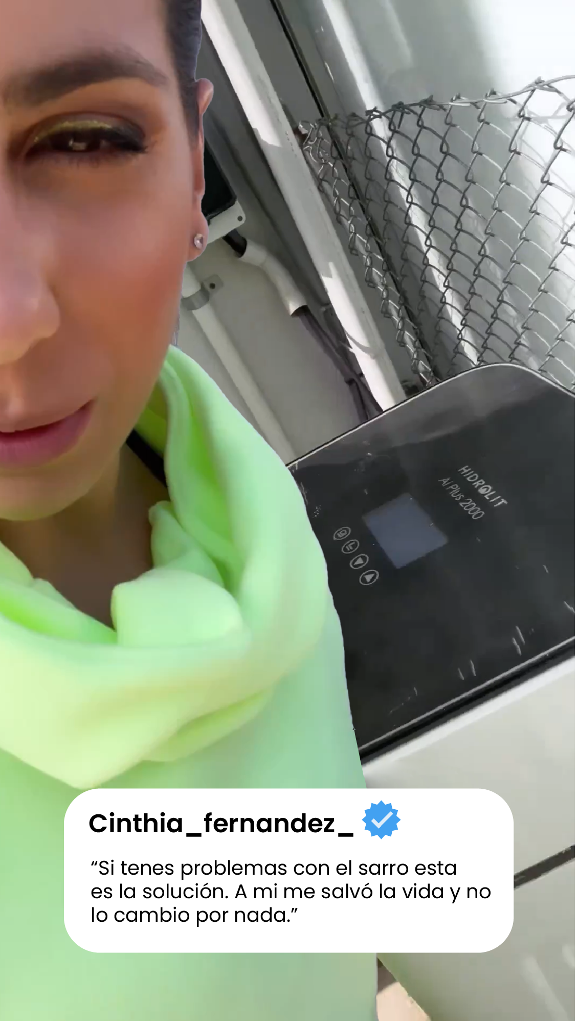 Cinthia_fernandez_ usa HIDROLIT Argentina — Conductora · Modelo