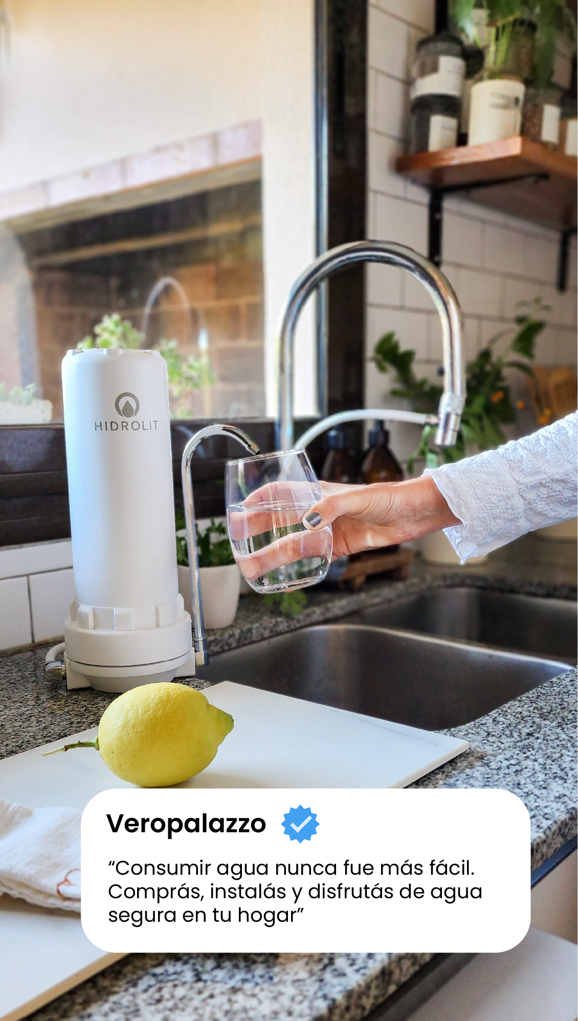 Veropalazzo usa HIDROLIT Argentina — Modelo · Influencer